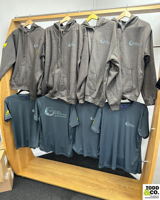Personalised Work Hoodies in Manston