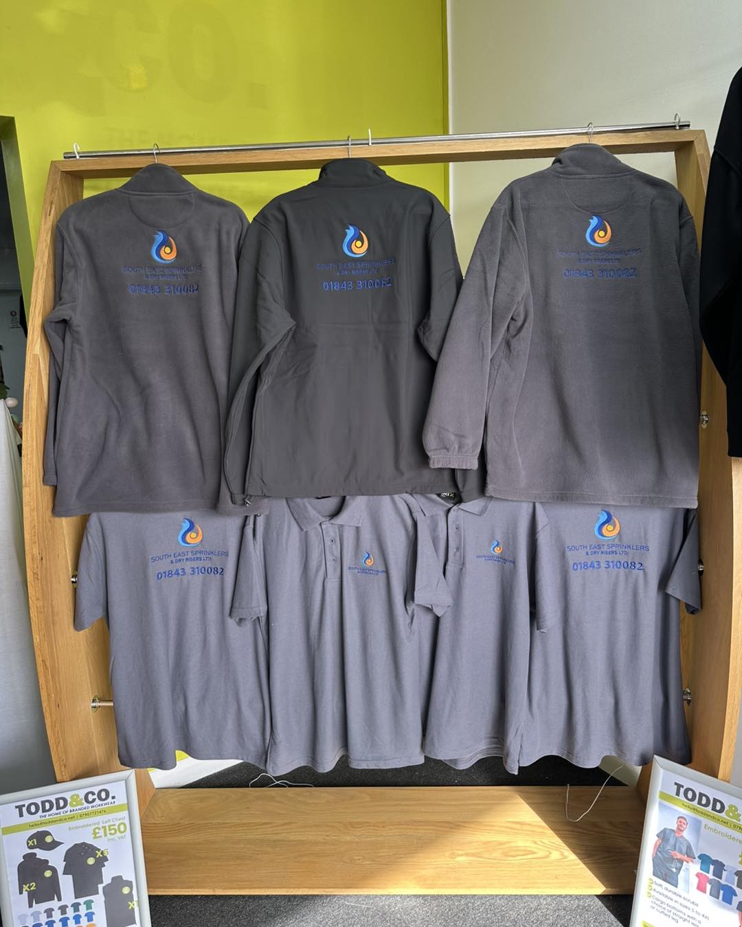 Custom Embroidery Near Canterbury; Workwear & Personalised Items