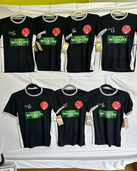 Customised football shirts