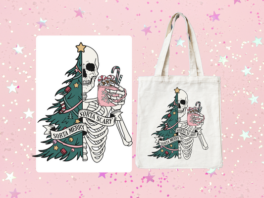 Sorta Scary - Merry // Tote Bag